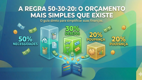 A regra 50-30-20: o orçamento mais simples que existe (e que funciona)