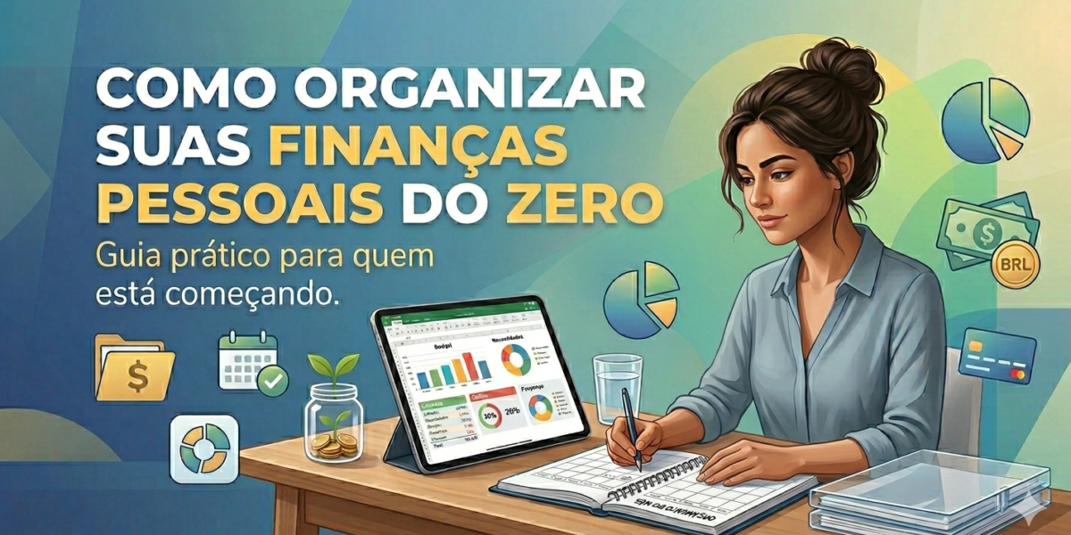 Como organizar suas finanças pessoais do zero (sem planilha complicada)
