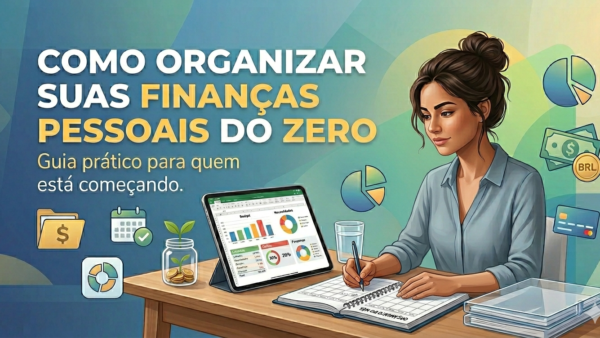 Como organizar suas finanças pessoais do zero (sem planilha complicada)