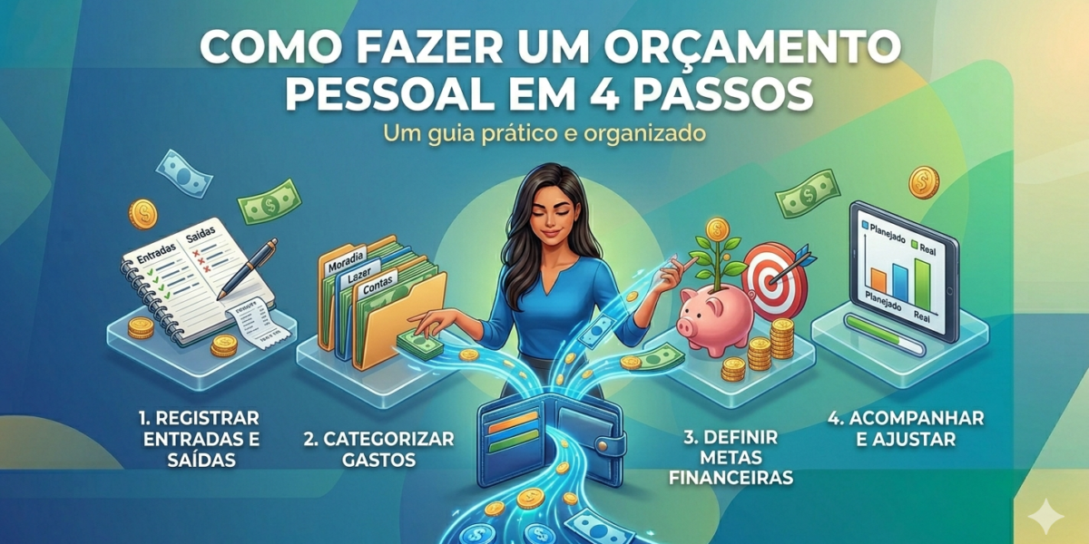 Como fazer um orçamento pessoal em 4 passos