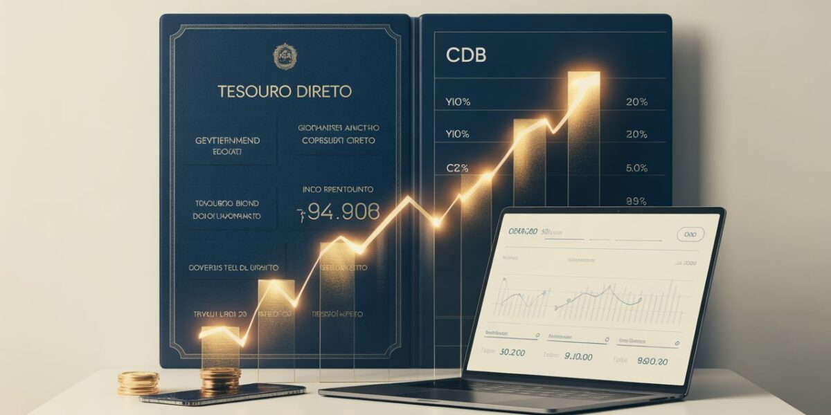 Tesouro Direto ou CDB: o que rende mais em 2026