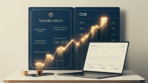 Tesouro Direto ou CDB: o que rende mais em 2026